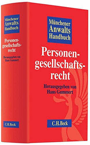 Münchener Anwaltshandbuch Personengesellschaftsrecht Law