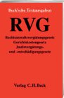RVG: Rechtsanwaltsvergütungsgesetz, Gerichtskostengesetz, Justizvergütungs- und -entschädigungsgesetz, Rechtsstand: 20040408 (Beck'sche Textausgaben) Law