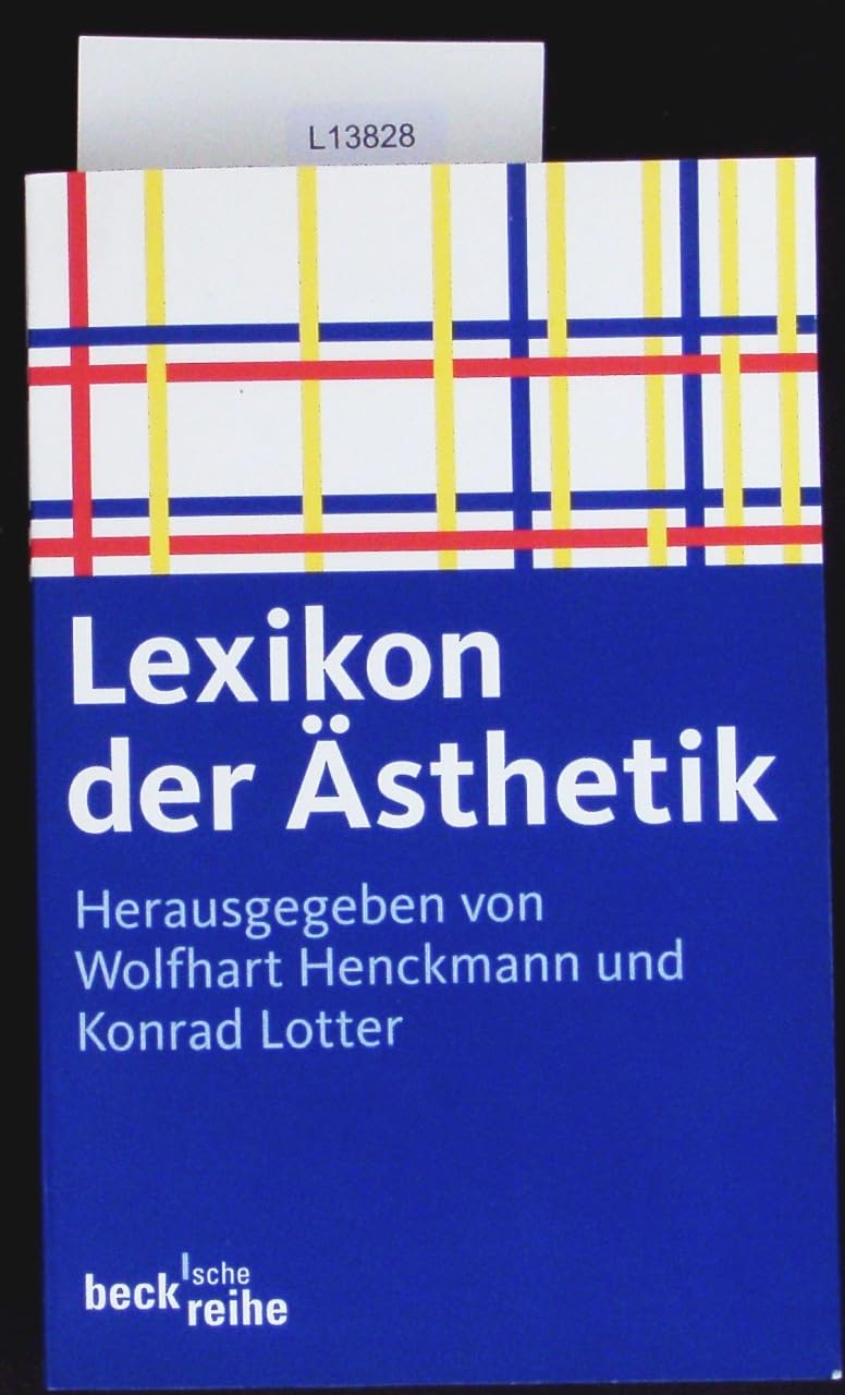 Product Image: Lexikon der Ästhetik (Beck'sche Reihe)