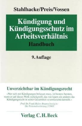 Kündigung und Kündigungsschutz im Arbeitsverhältnis Law