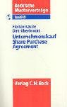 Unternehmenskauf - Share Purchase Agreement (Beck'sche Musterverträge, Band 49) Law