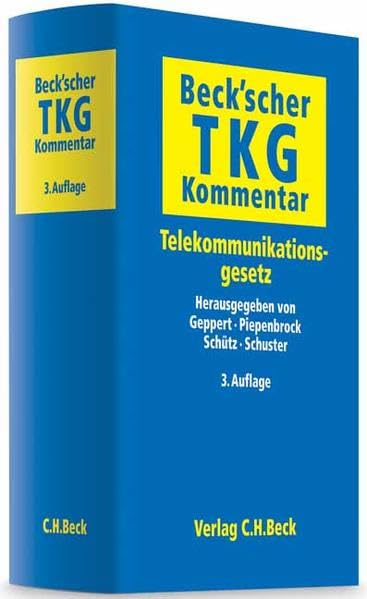 Beck'scher TKG-Kommentar: Telekommunikationsgesetz Law