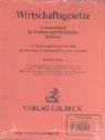 Wirtschaftsgesetze. 54. Ergänzungslieferung - am Lager ca. 6 Wochen ab Erscheinen book