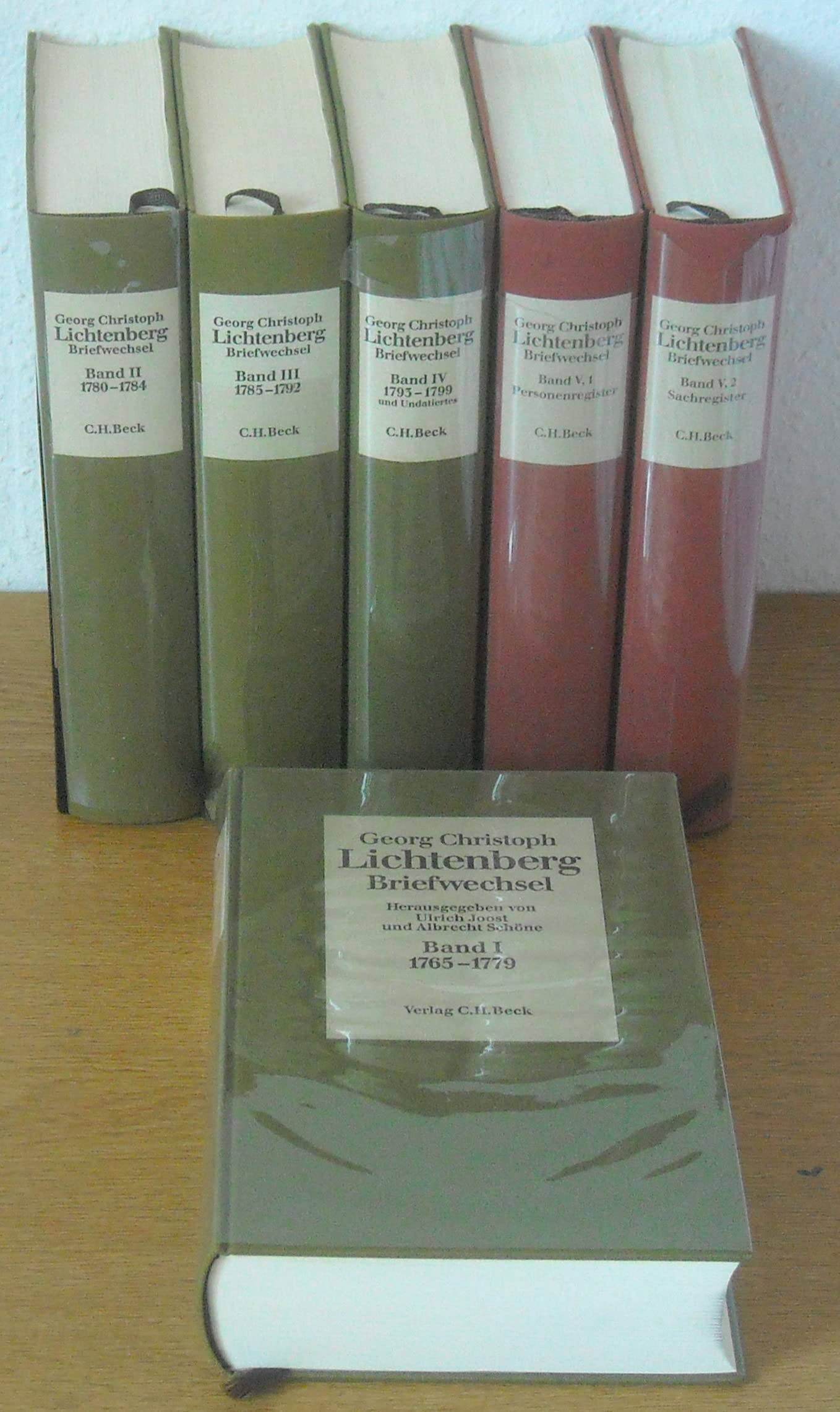 Lichtenberg, Briefwechsel Gesamtwerk: in 5 Bänden Essays & Short Stories