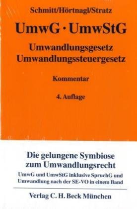 Umwandlungsgesetz, Umwandlungssteuergesetz (Gelbe Erläuterungsbücher) Law