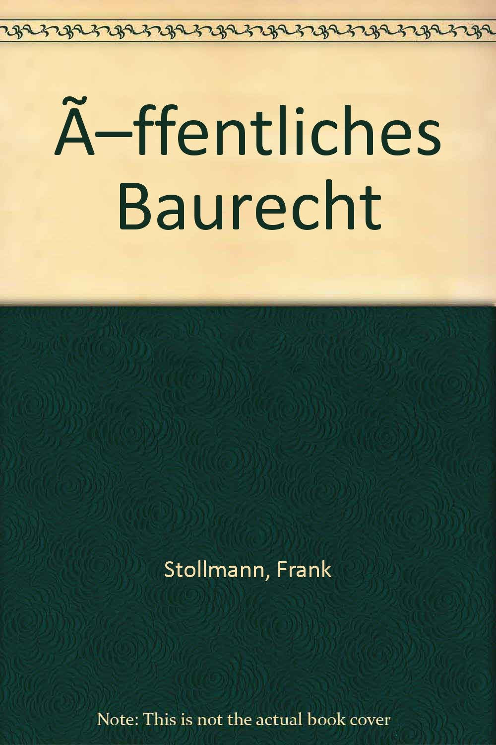 Öffentliches Baurecht (Lernbücher Jura) Law