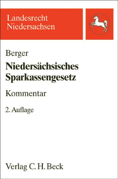 Niedersächsisches Sparkassengesetz (Landesrecht Niedersachsen) Law