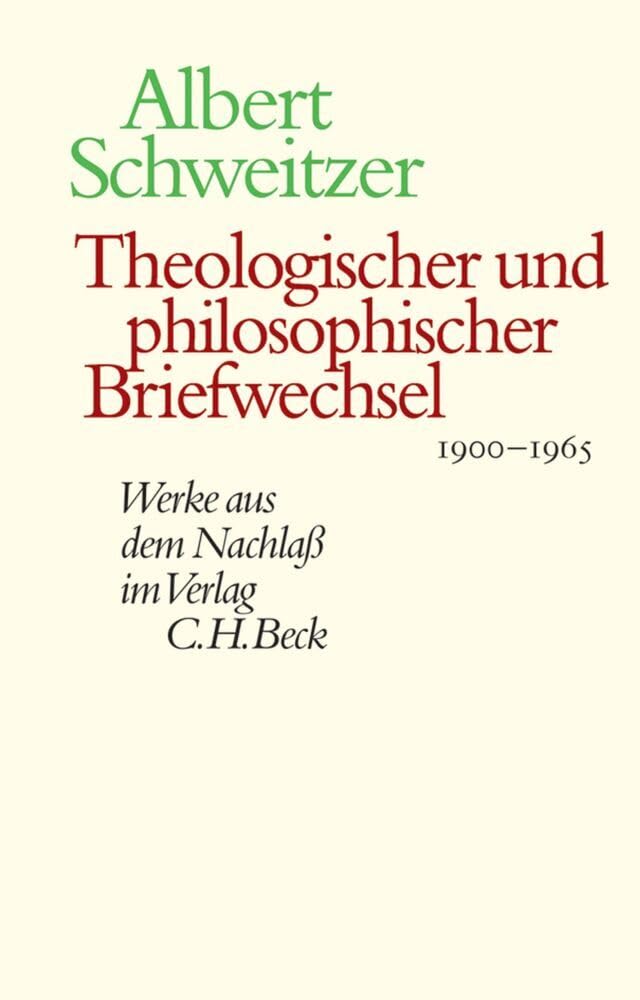 Theologischer und philosophischer Briefwechsel 1900-1965 Philosophy
