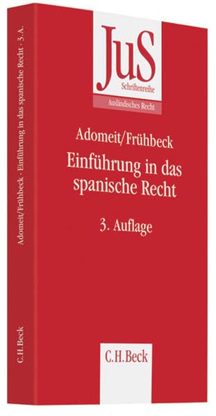 Product Image: Einführung in das spanische Recht