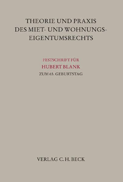 Theorie und Praxis des Miet- und Wohnungseigentumsrechts book