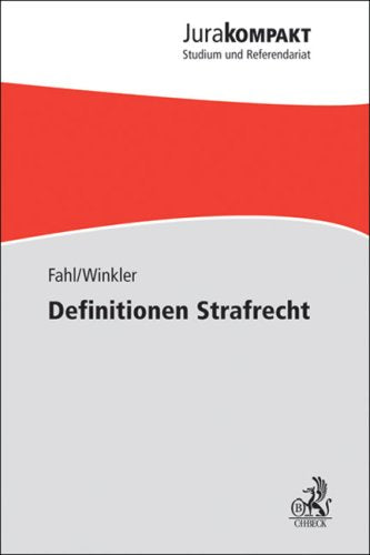 Product Image: Definitionen Strafrecht