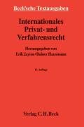 Internationales Privat- und Verfahrensrecht: Rechtsstand: 15. August 2006 (Beck'sche Textausgaben) Law