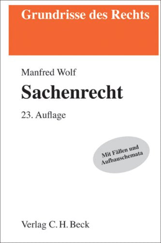 Sachenrecht (Grundrisse des Rechts) Law