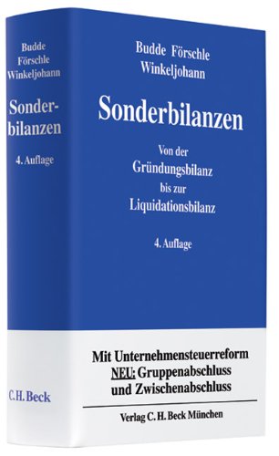 Sonderbilanzen: Von der Gründungsbilanz bis zur Liquidationsbilanz Law