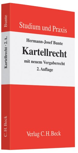 Kartellrecht: Mit neuem Vergaberecht book