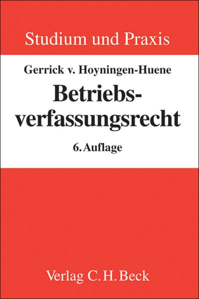 Betriebsverfassungsrecht Law