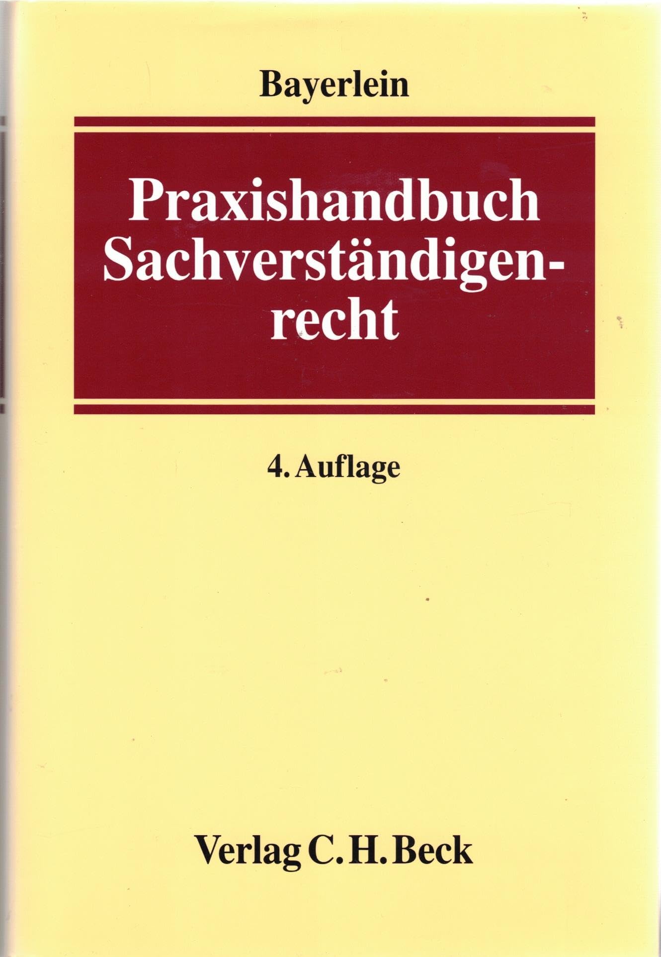 Product Image: Praxishandbuch Sachverständigenrecht