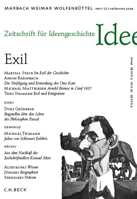 Zeitschrift für Ideengeschichte Heft II/1 Frühjahr 2008: Exil Books