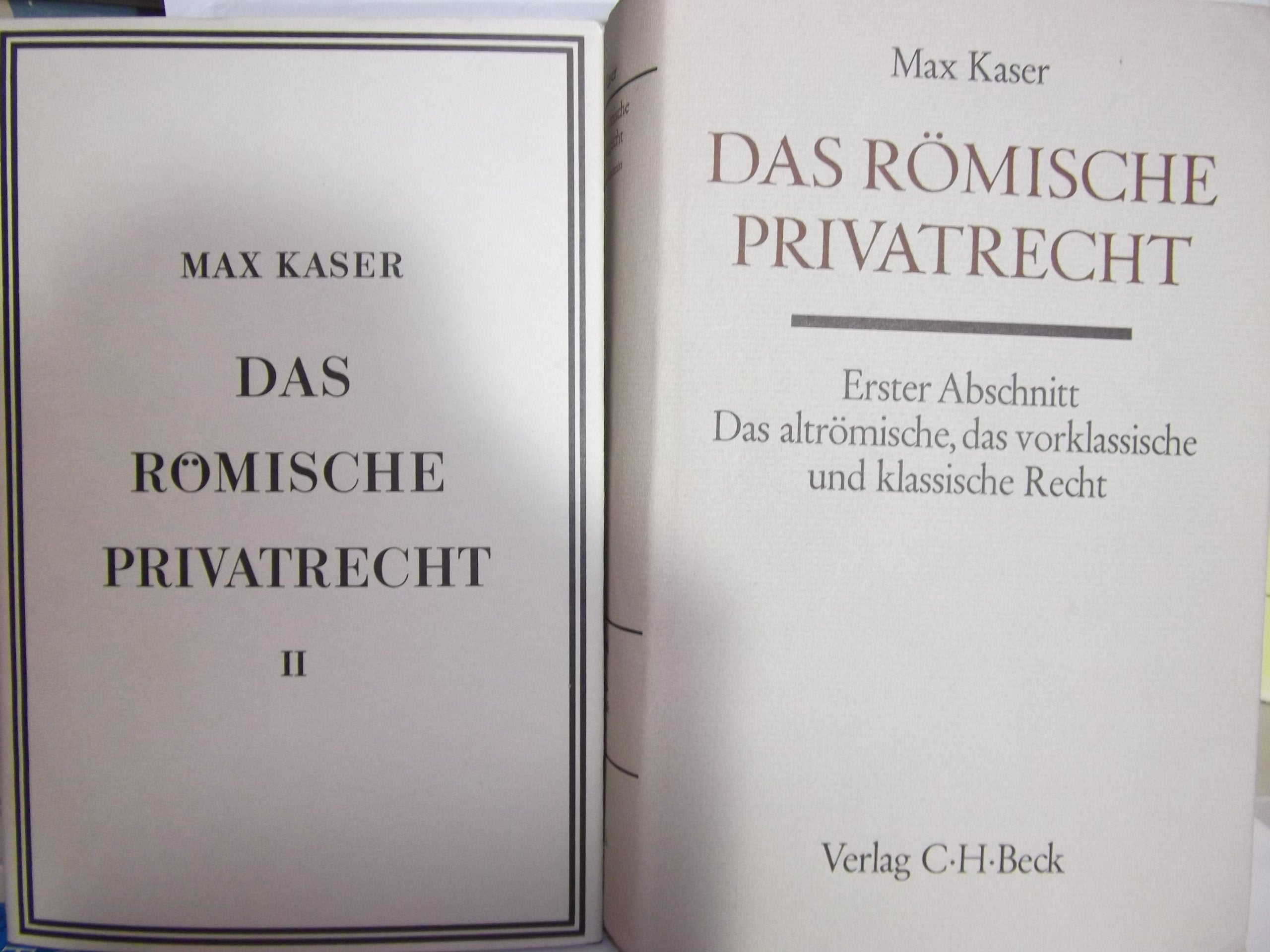 Römisches Privatrecht (Kurzlehrbücher für das Juristische Studium) Law