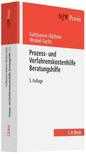 Prozess - und Verfahrenskostenhilfe, Beratungshilfe Law