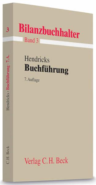 Buchführung (Bilanzbuchhalter neue Auflage, Band 3) Law
