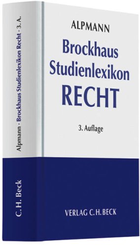 Brockhaus Studienlexikon Recht Law