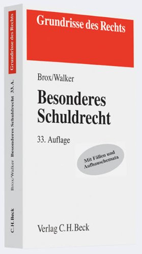 Besonderes Schuldrecht (Grundrisse des Rechts) Law