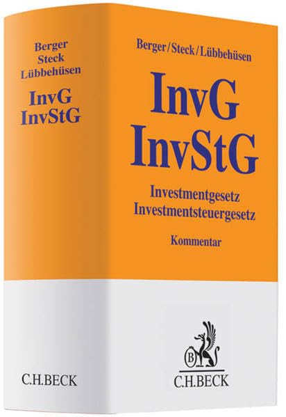 Investmentgesetz (InvG), Investmentseuergesetz (InvStG) Law