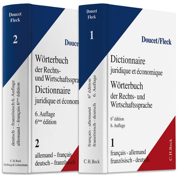 Wörterbuch der Rechts- und Wirtschaftssprache Kombipaket: Band I Französisch-Deutsch, Band 2 Deutsch-Französisch sowie CD-ROM Law