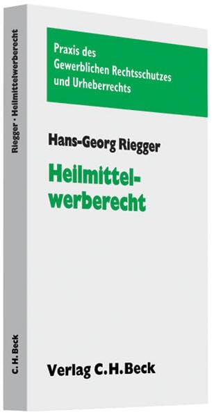 Heilmittelwerberecht Law Books