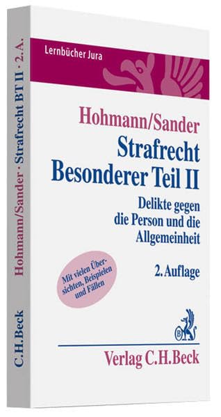 Product Image: Strafrecht. Besonderer Teil II