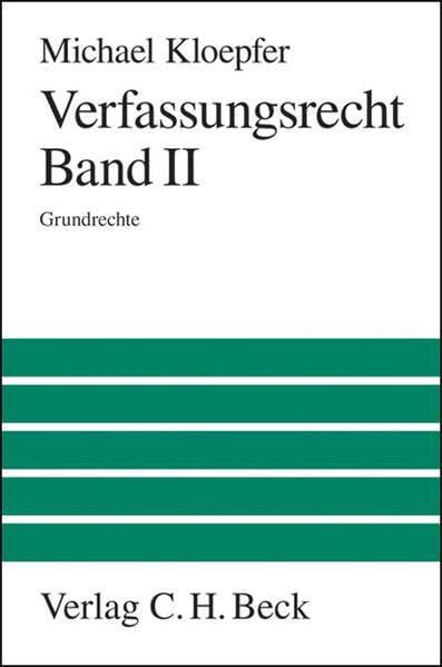 Verfassungsrecht Band II Law