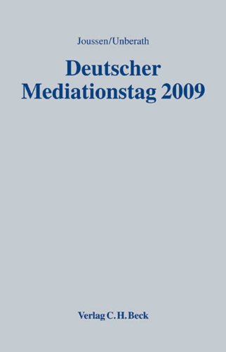 Mediation im Arbeitsrecht: Tagung vom 25./26. April 2009 Law