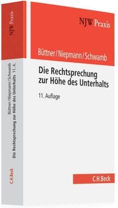 Die Rechtsprechung zur Höhe des Unterhalts (NJW-Praxis, Band 22) Law