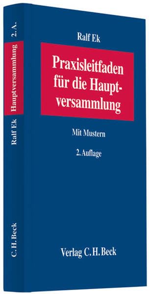 Praxisleitfaden für die Hauptversammlung Law