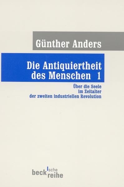 Die Antiquiertheit des Menschen 1 Philosophy
