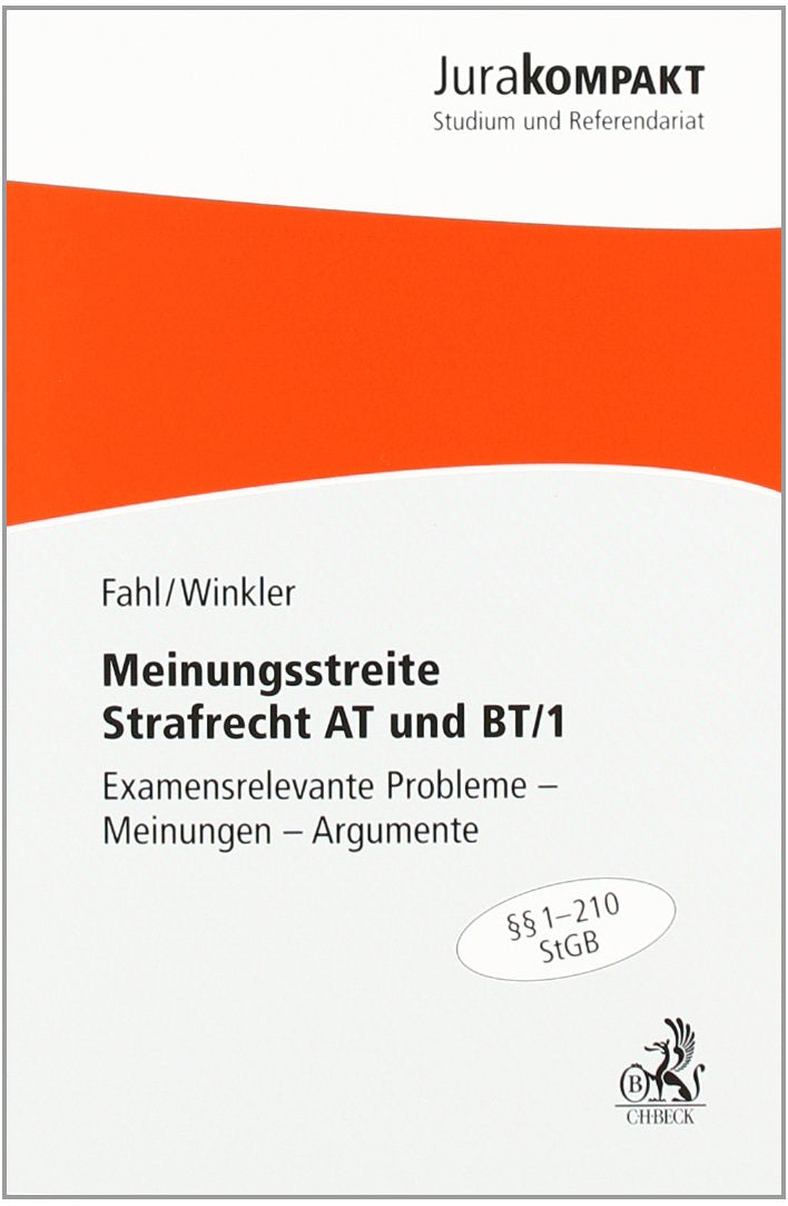 Meinungsstreite Strafrecht AT und BT/1 (Jura kompakt) Law
