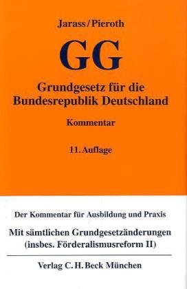 Grundgesetz für die Bundesrepublik Deutschland (Gelbe Erläuterungsbücher) Law