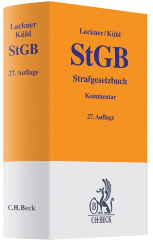 Strafgesetzbuch (Gelbe Erläuterungsbücher) Law