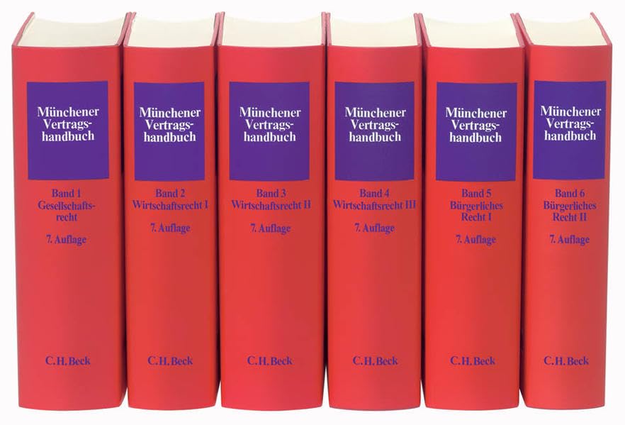 Münchener Vertragshandbuch Gesamtwerk: in 6 Bänden Law