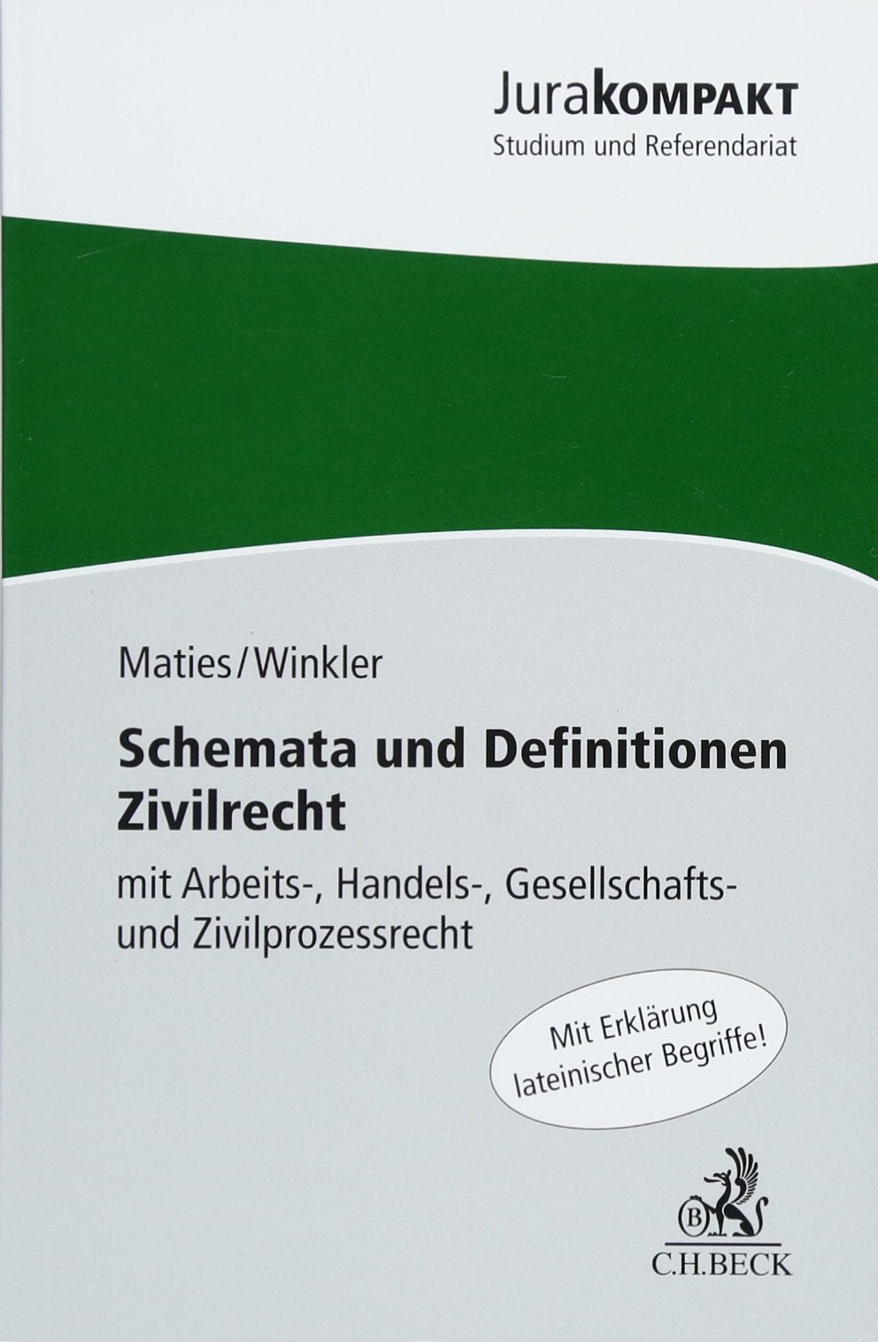 Schemata und Definitionen Zivilrecht Law