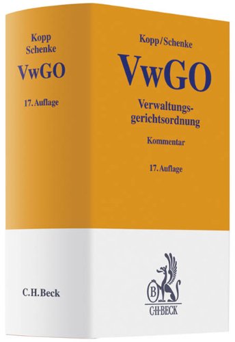 Verwaltungsgerichtsordnung (Gelbe Erläuterungsbücher) Law