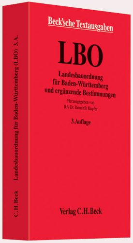 Landesbauordnung für Baden-Württemberg Law