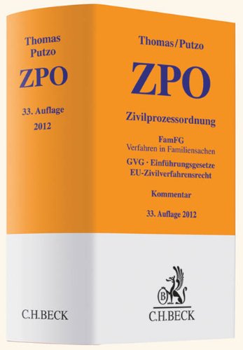 Zivilprozessordnung: FamFG Verfahren in Familiensachen, GVG, Einführungsgesetze, EU-Zivilverfahrensrecht (Gelbe Erläuterungsbücher) Law