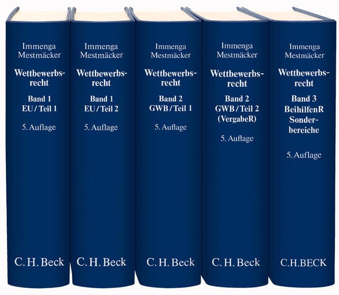 Wettbewerbsrecht Gesamtwerk: In 3 Bänden Law