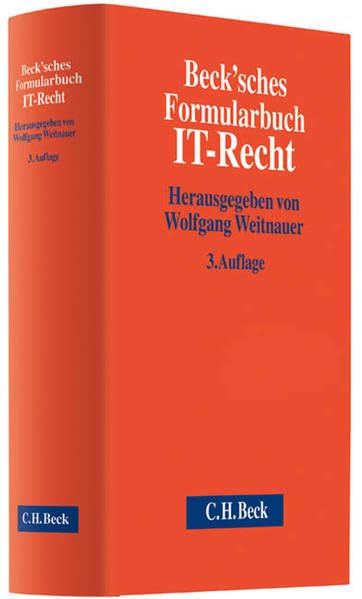 Beck'sches Formularbuch IT-Recht Law Books
