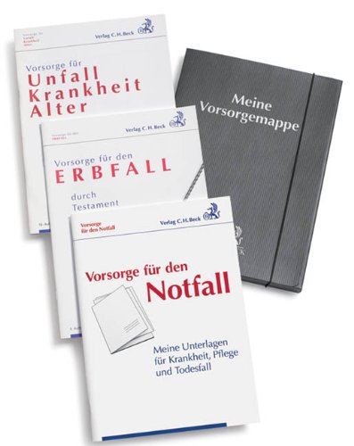 Vorsorge für den Notfall, Vorsorge für Unfall, Krankheit und Alter, Vorsorge für den Erbfall: Meine Unterlagen für Krankheit, Pflege und Todesfall Law