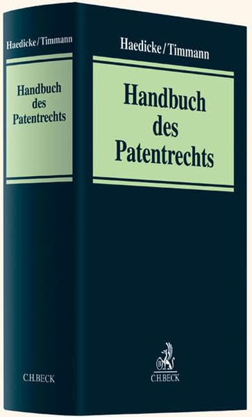 Product Image: Handbuch des Patentrechts