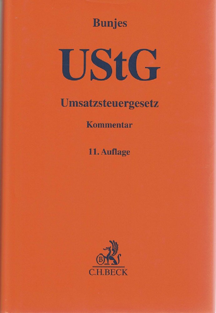 Umsatzsteuergesetz (Gelbe Erläuterungsbücher) Law