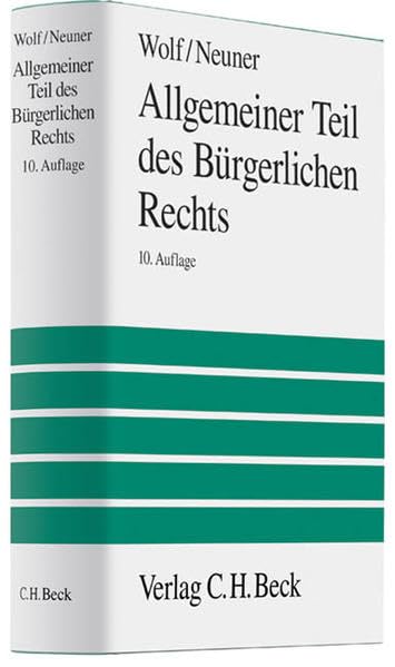 Allgemeiner Teil des Bürgerlichen Rechts (Großes Lehrbuch) Law